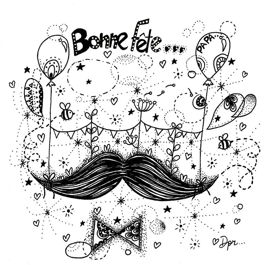 Coloriage gratuit Fête des Pères #191415 de la collection Fêtes et Célébrations à imprimer