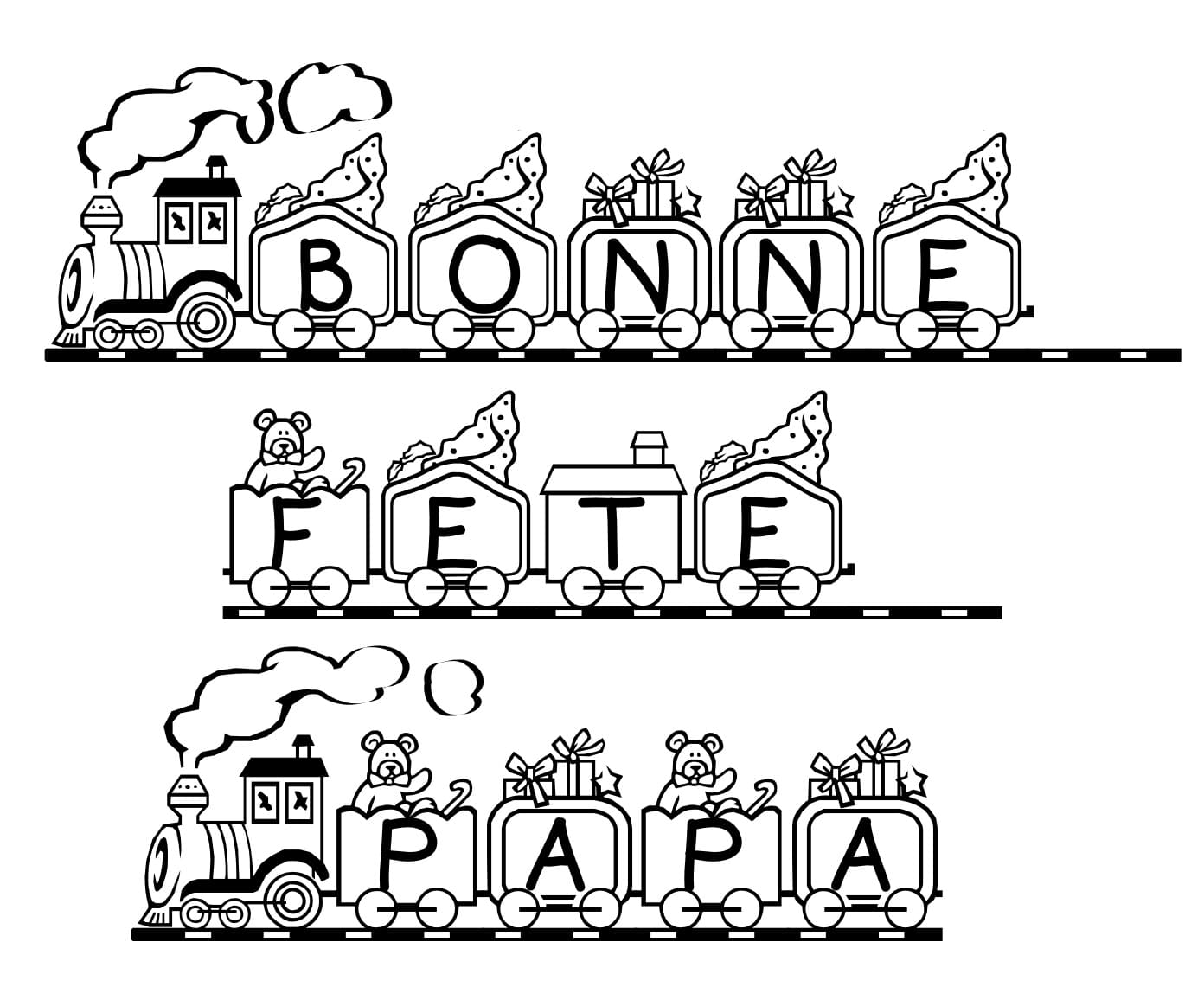 Coloriage gratuit Fête des Pères #191418 de la collection Fêtes et Célébrations à imprimer