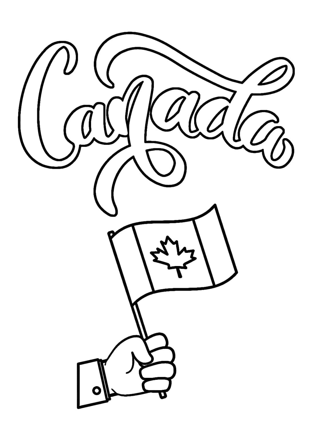 Dessin à colorier: Fête du Canada – 1 Juillet (Fêtes et Célébrations) #193574 - Coloriages à Imprimer Gratuits