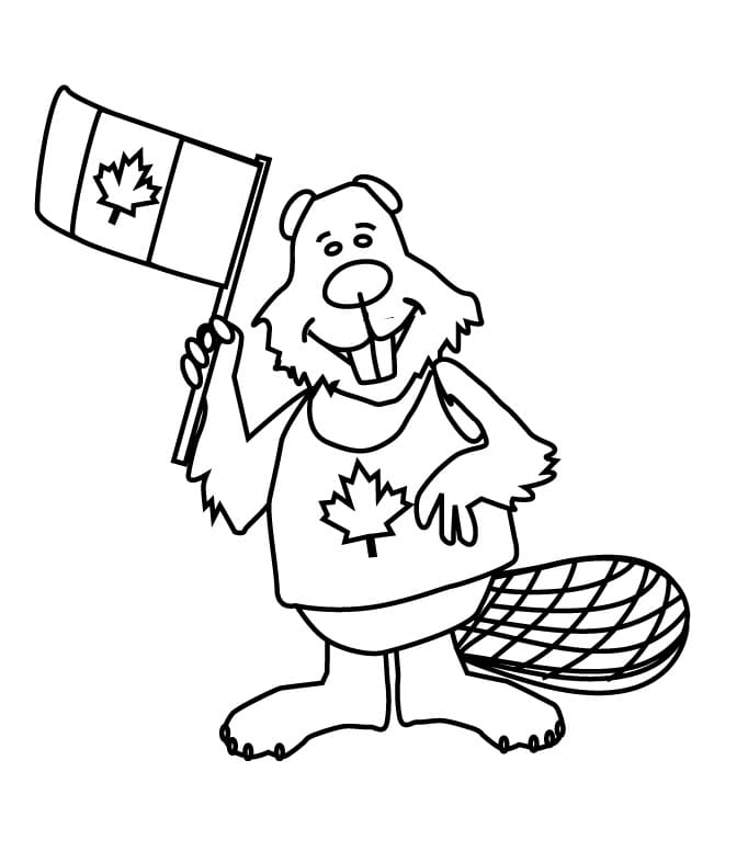 Dessin Fête du Canada – 1 Juillet #193582 à colorier de la série Fêtes et Célébrations, gratuit à télécharger et imprimer