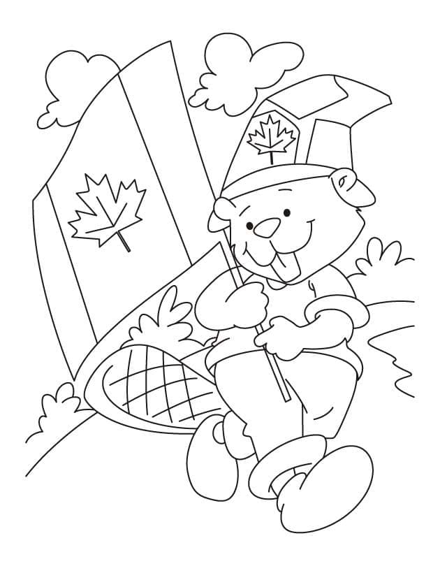 Page de coloriage Fête du Canada – 1 Juillet #193586, collection Fêtes et Célébrations, à imprimer et colorier