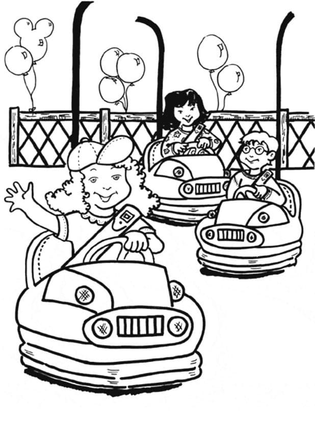 Coloriage gratuit Fête Foraine #193366 de la collection Fêtes et Célébrations à imprimer