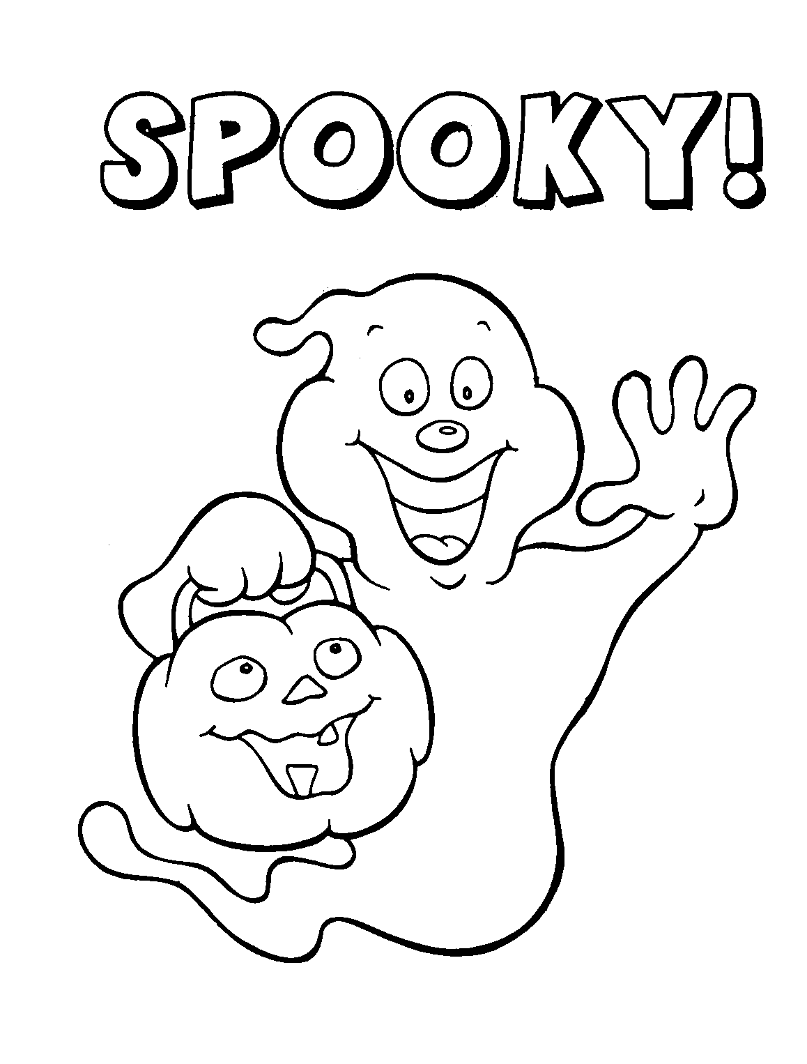 Coloriage gratuit Halloween #55212 de la collection Fêtes et Célébrations à imprimer