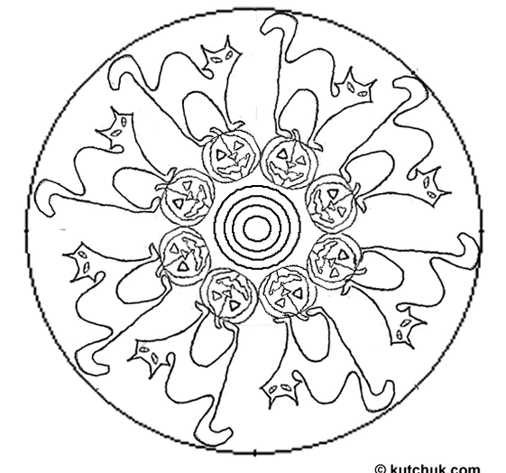 Coloriage gratuit Halloween #55224 de la collection Fêtes et Célébrations à imprimer