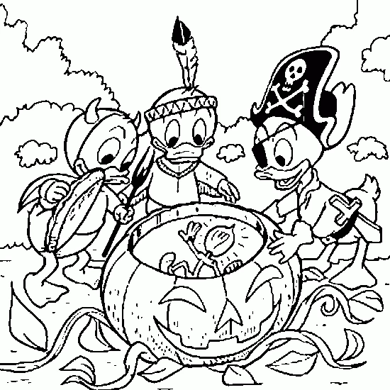 Dessin à colorier: Halloween (Fêtes et Célébrations) #55290 - Coloriages à Imprimer Gratuits
