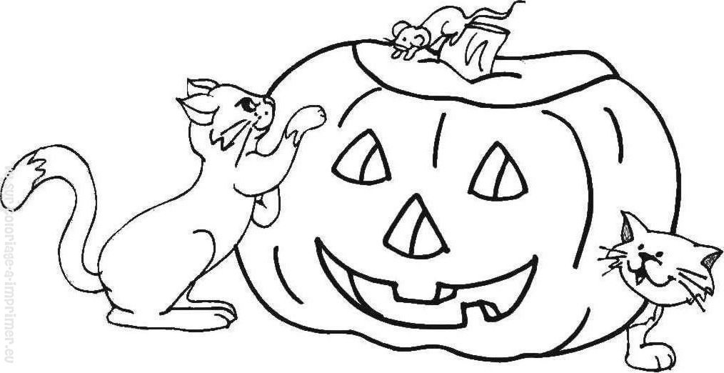 Dessin à colorier: Halloween (Fêtes et Célébrations) #55485 - Coloriages à Imprimer Gratuits