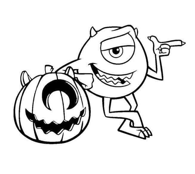 Coloriage gratuit Halloween Disney #200196 de la collection Fêtes et Célébrations à imprimer