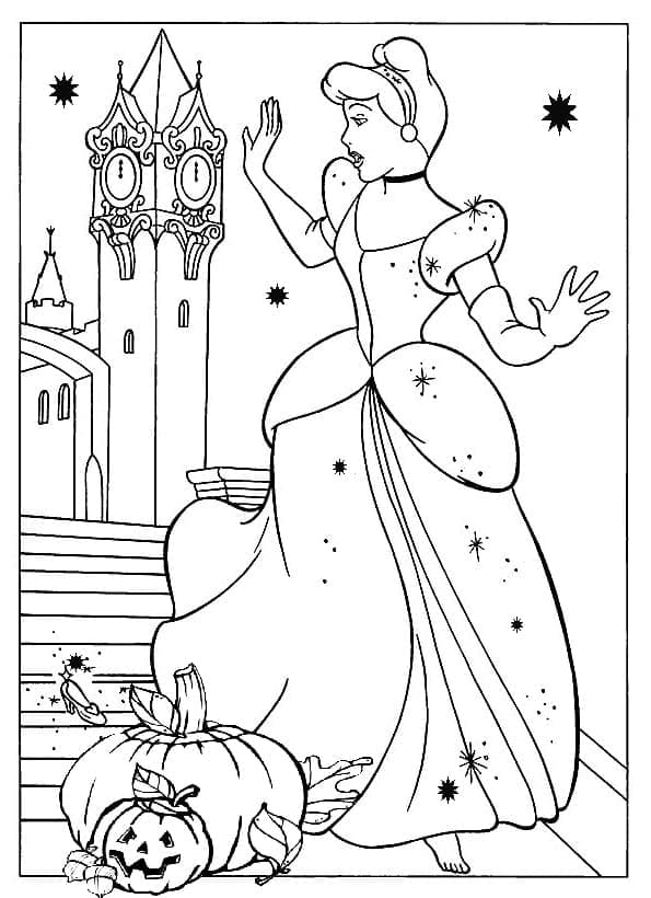 Coloriage gratuit Halloween Disney #200198 de la collection Fêtes et Célébrations à imprimer