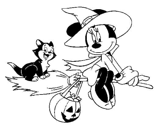 Coloriage gratuit Halloween Disney #200216 de la collection Fêtes et Célébrations à imprimer