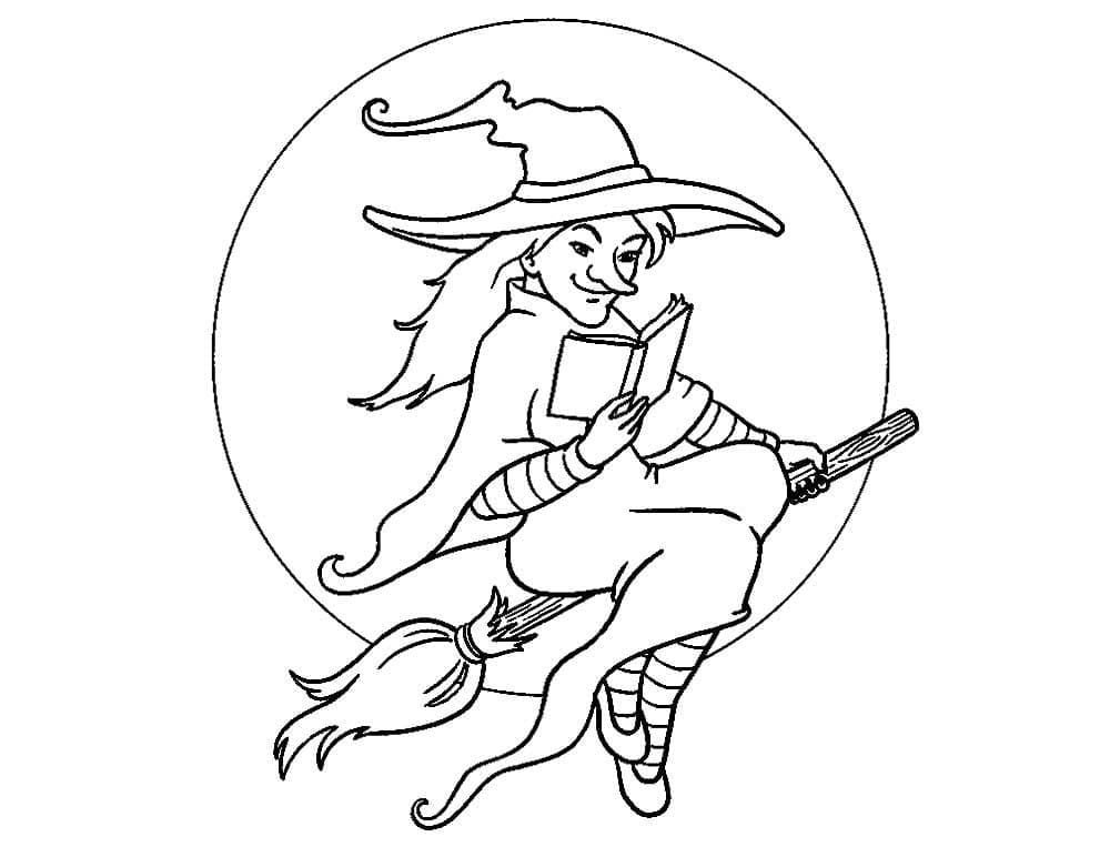 Coloriage gratuit Halloween Sorciere #200285 de la collection Fêtes et Célébrations à imprimer Coloriage gratuit Halloween Sorciere #200285 de la collection Fêtes et Célébrations à imprimer