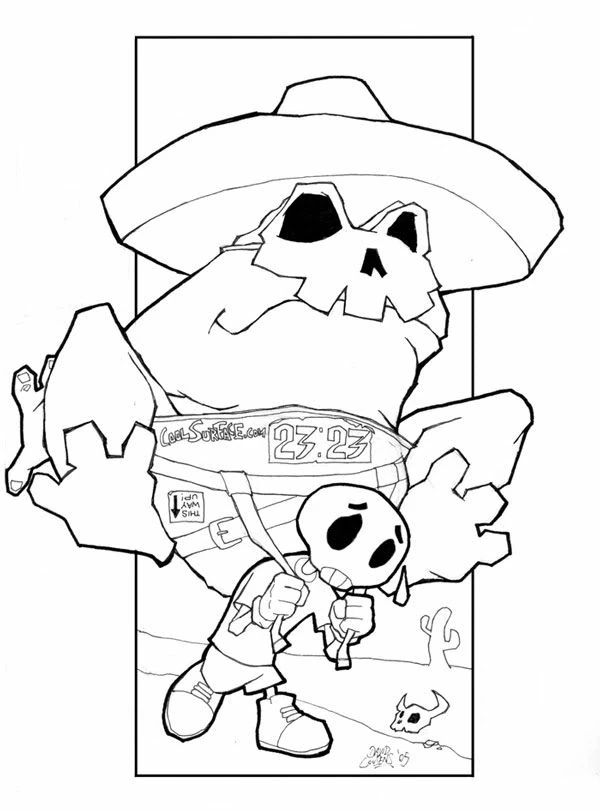 Page de coloriage Jour des Morts #60175, collection Fêtes et Célébrations, à imprimer et colorier