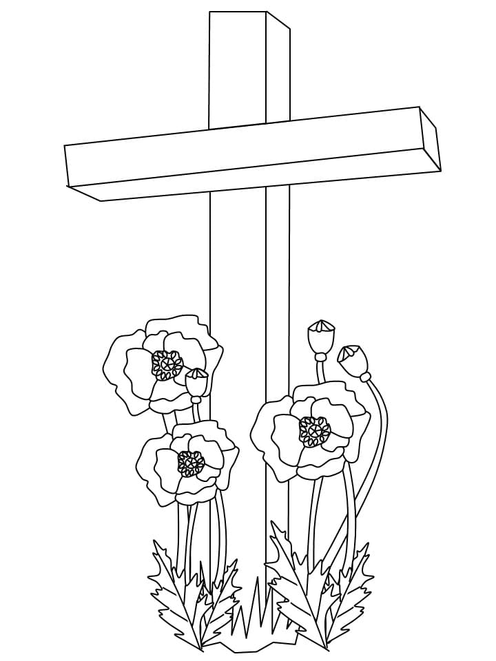 Coloriage gratuit Jour du Souvenir #193907 de la collection Fêtes et Célébrations à imprimer