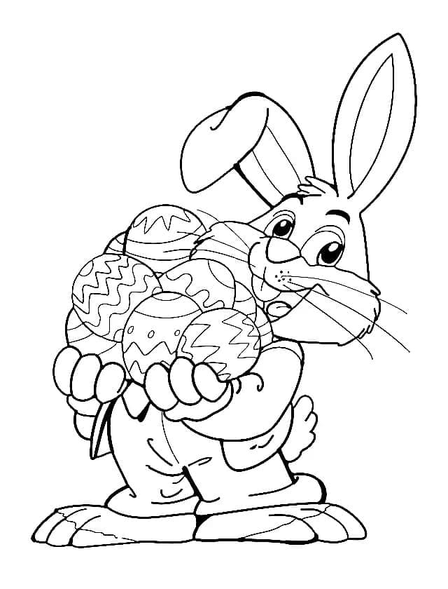 Coloriage imprimable Lundi de Pâques #181281 de la collection Fêtes et Célébrations à colorier aux crayons