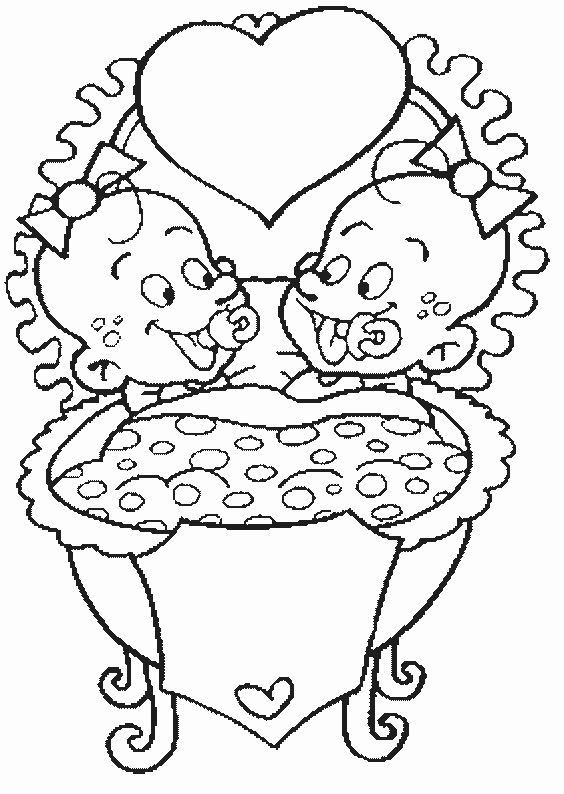 Dessin à colorier: Naissance (Fêtes et Célébrations) #55678 - Coloriages à Imprimer Gratuits