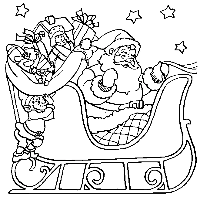 Coloriage gratuit Noël #54749 de la collection Fêtes et Célébrations à imprimer