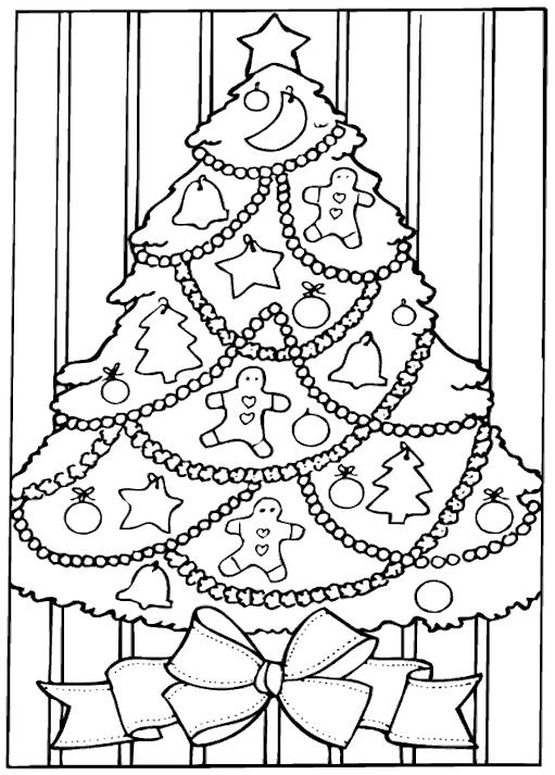 Coloriage imprimable Noël #54763 de la collection Fêtes et Célébrations à colorier aux crayons