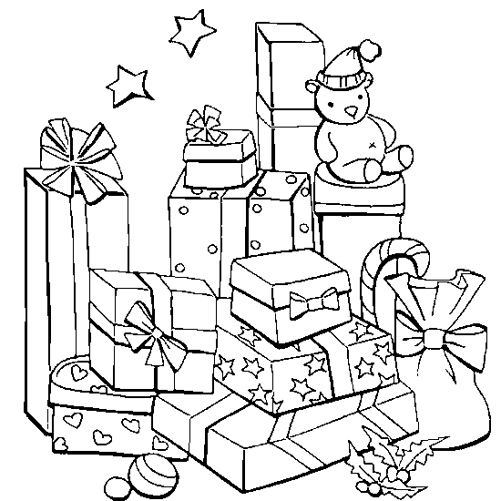 Dessin à colorier: Noël (Fêtes et Célébrations) #54815 - Coloriages à Imprimer Gratuits