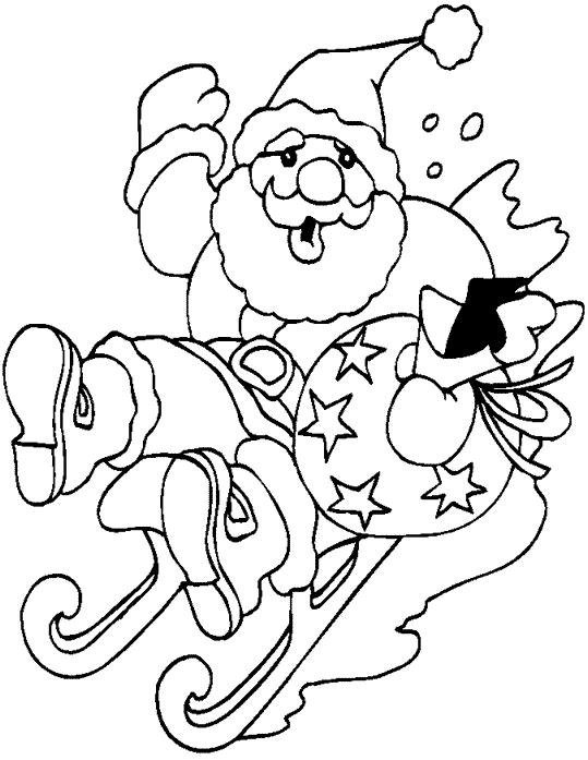 Coloriage gratuit Noël #55111 de la collection Fêtes et Célébrations à imprimer