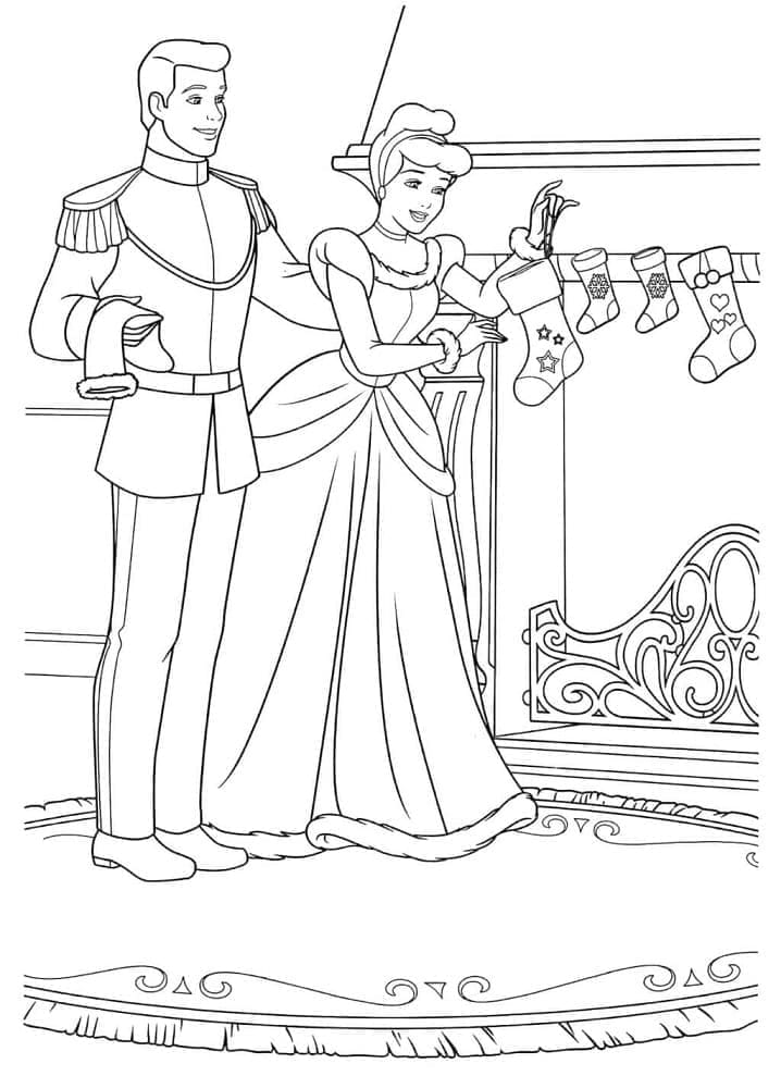 Dessin à colorier: Noël Disney (Fêtes et Célébrations) #205003 - Coloriages à Imprimer Gratuits