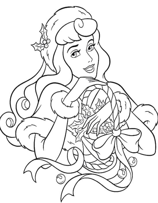Illustration au trait Noël Disney #205008 de la collection Fêtes et Célébrations à colorier gratuitement