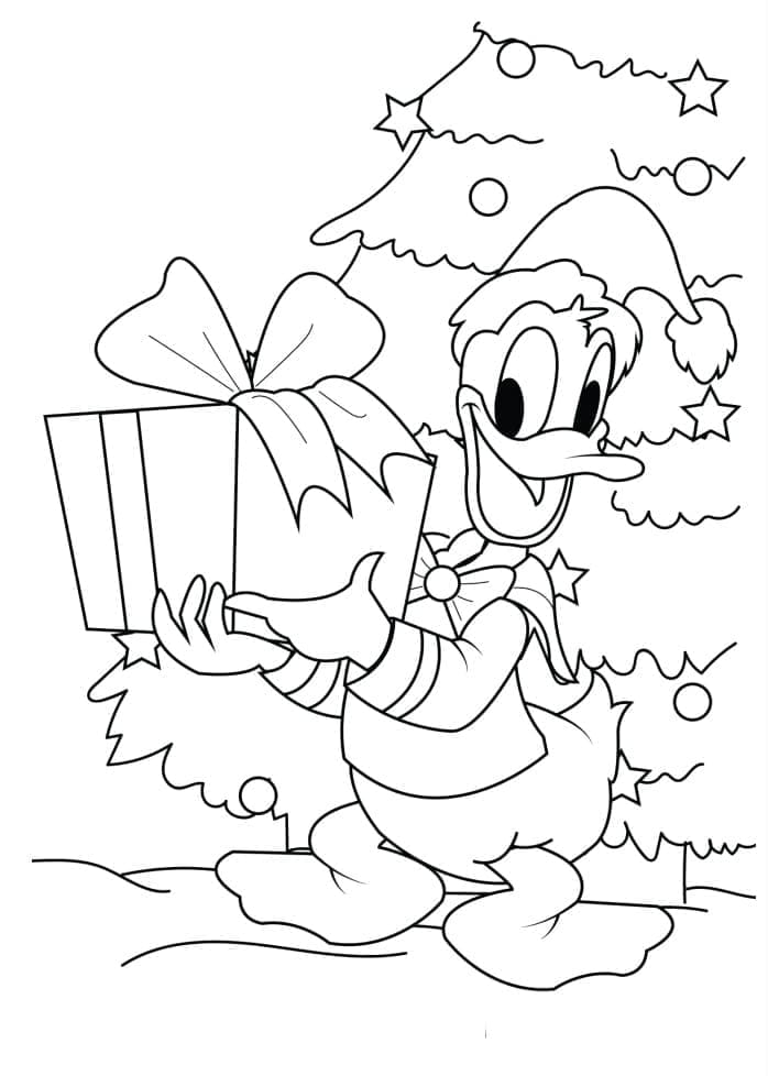 Page de coloriage Noël Disney #205013, collection Fêtes et Célébrations, à imprimer et colorier