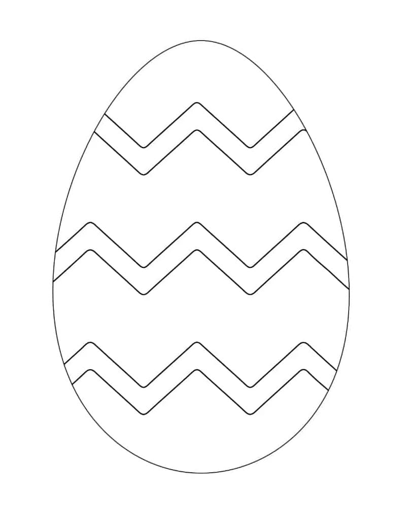 Coloriage gratuit Oeuf de Pâques #176842 de la collection Fêtes et Célébrations à imprimer