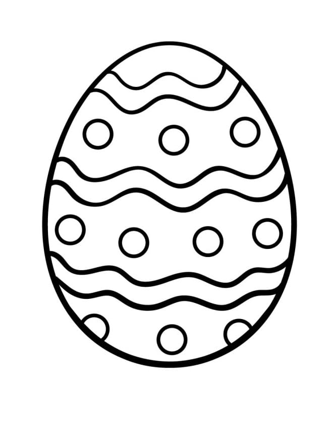 Coloriage à imprimer Oeuf de Pâques #216053 de la série Fêtes et Célébrations, gratuit pour enfants et adultes