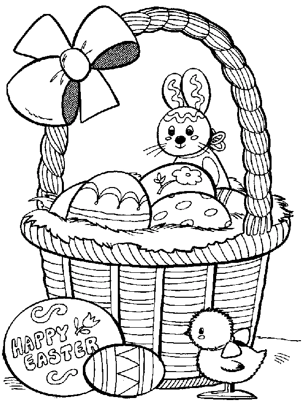Coloriage gratuit Pâques #54347 de la collection Fêtes et Célébrations à imprimer