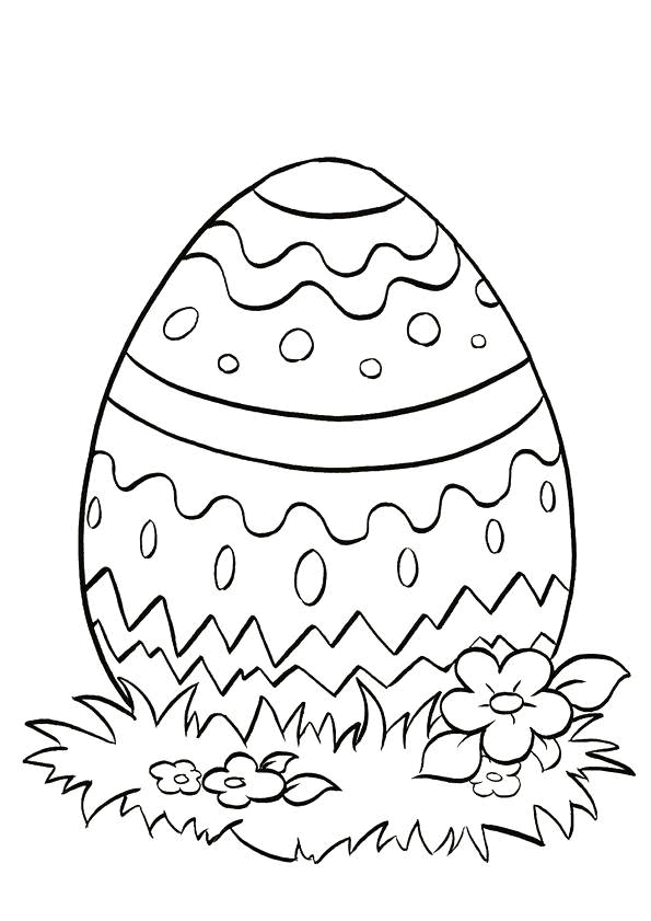 Dessin Pâques #54349 à colorier de la série Fêtes et Célébrations, gratuit à télécharger et imprimer