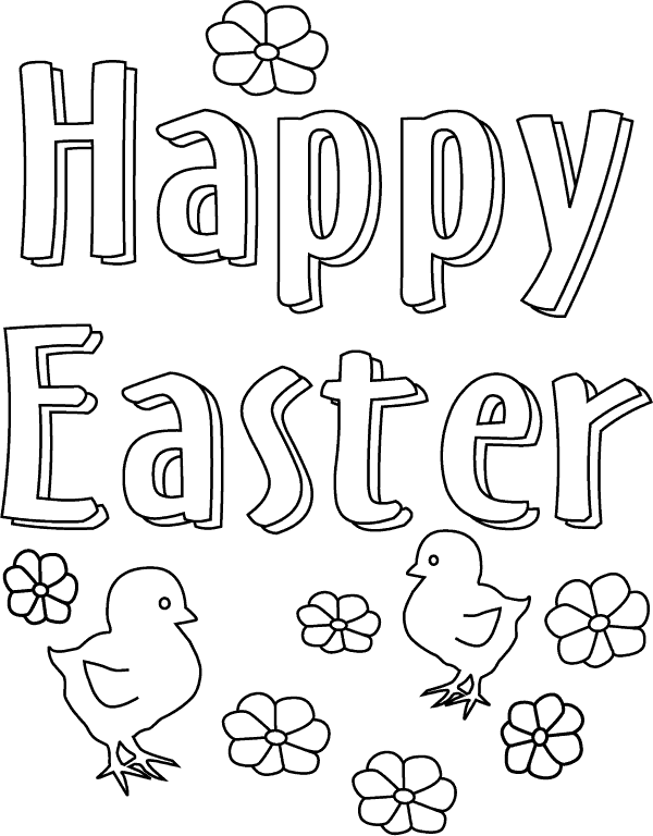 Coloriage gratuit Pâques #54390 de la collection Fêtes et Célébrations à imprimer