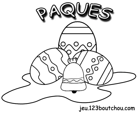 Coloriage gratuit Pâques #54580 de la collection Fêtes et Célébrations à imprimer