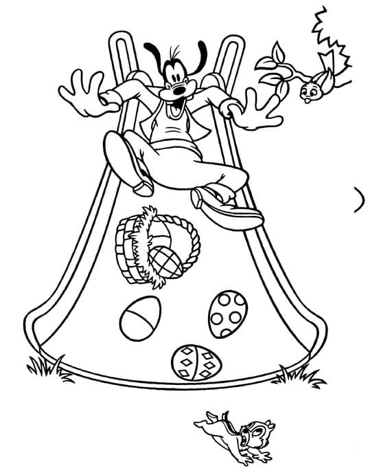 Coloriage gratuit Pâques Disney #200628 de la collection Fêtes et Célébrations à imprimer