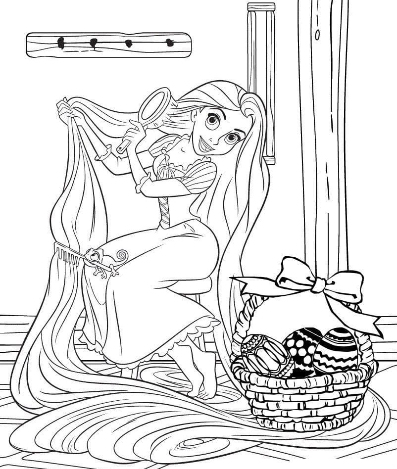 Coloriage gratuit Pâques Disney #200643 de la collection Fêtes et Célébrations à imprimer