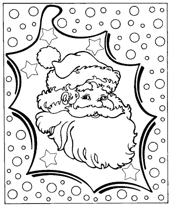 Illustration au trait Père Noël #104701 de la collection Fêtes et Célébrations à colorier gratuitement