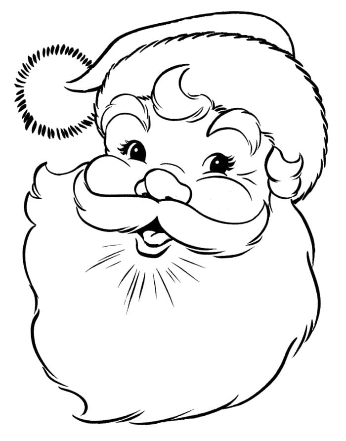 Dessin Père Noël #174624 à colorier de la série Fêtes et Célébrations, gratuit à télécharger et imprimer