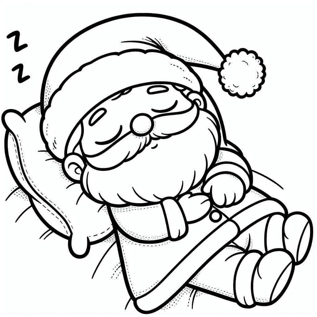 Coloriage à imprimer Père Noël #215618 de la série Fêtes et Célébrations, gratuit pour enfants et adultes