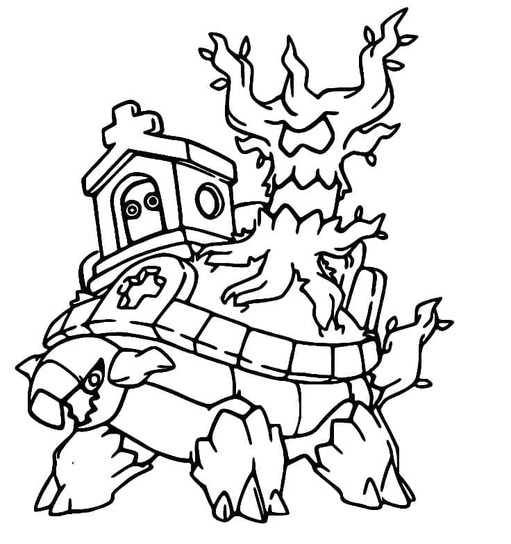 Coloriage gratuit Pokémon Halloween #203940 de la collection Fêtes et Célébrations à imprimer
