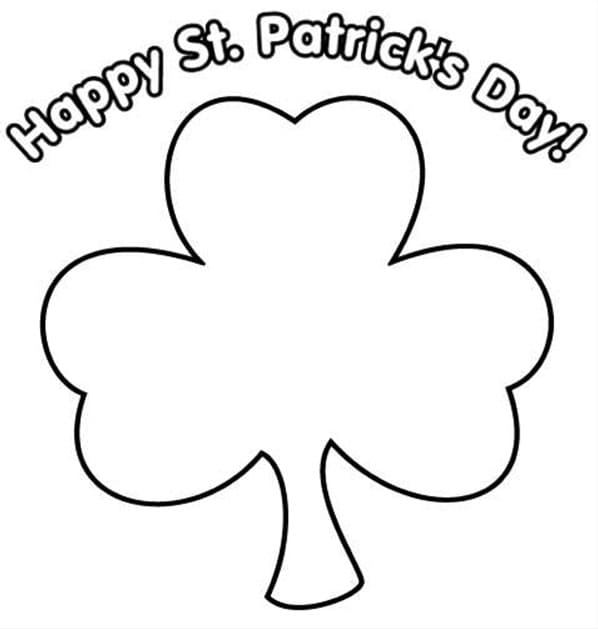 Joli coloriage Saint Patrick #192887 de la collection Fêtes et Célébrations, prêt à imprimer pour petits et grands