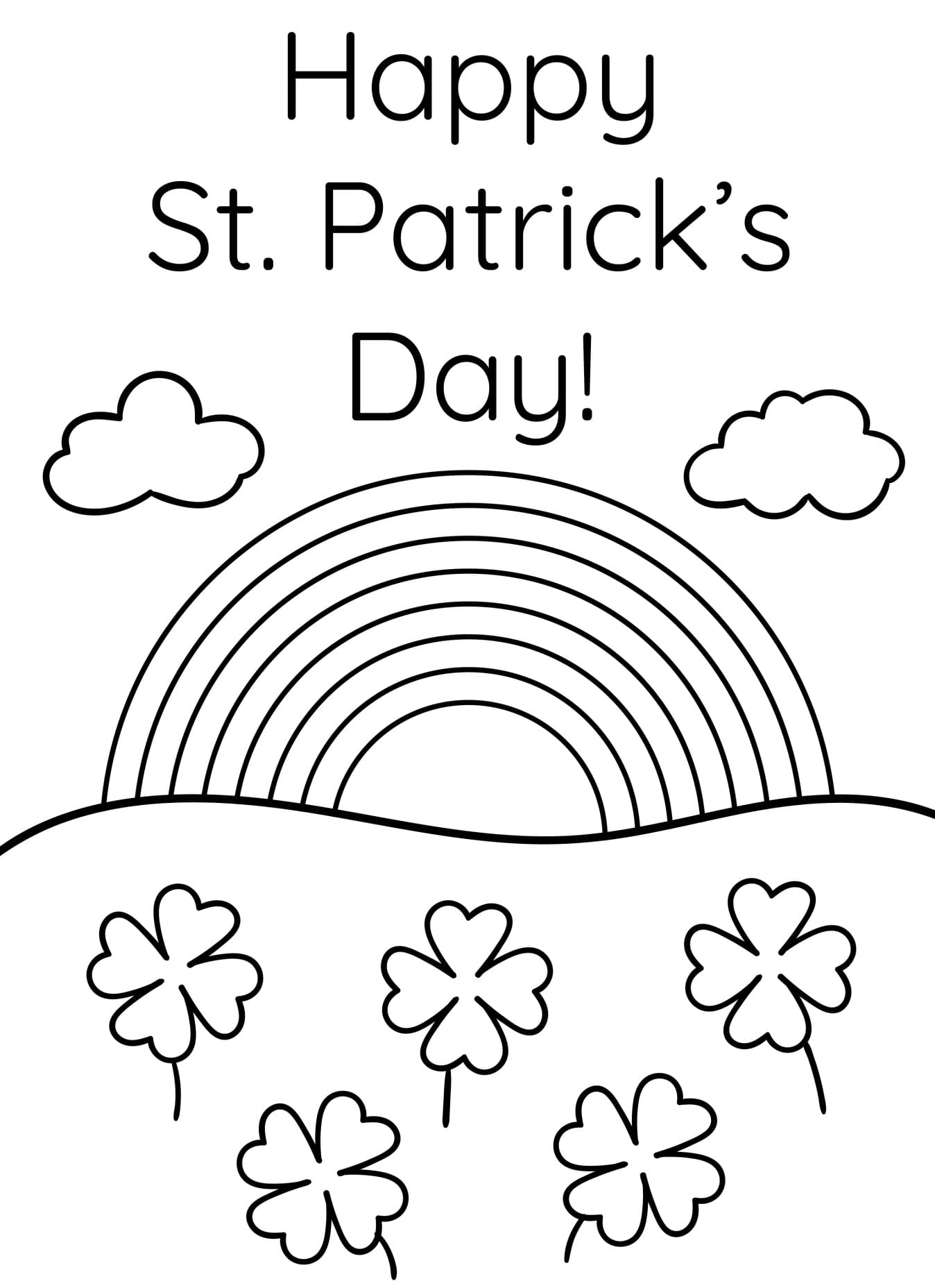 Coloriage gratuit Saint Patrick #192893 de la collection Fêtes et Célébrations à imprimer