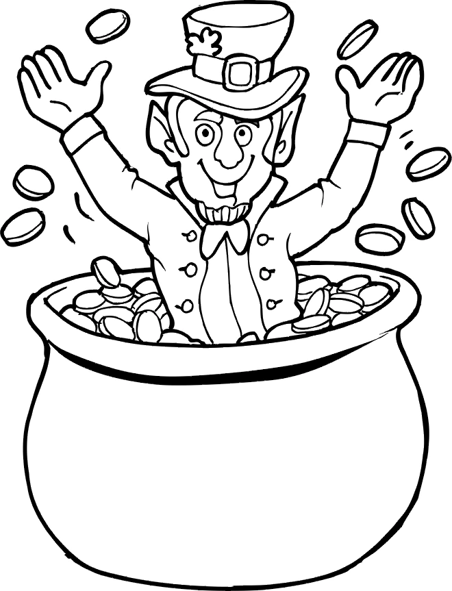 Coloriage gratuit Saint Patrick #57852 de la collection Fêtes et Célébrations à imprimer