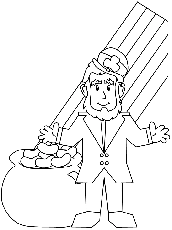 Coloriage gratuit Saint Patrick #57874 de la collection Fêtes et Célébrations à imprimer