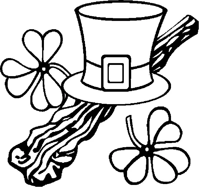 Dessin Saint Patrick #57941 à colorier de la série Fêtes et Célébrations, gratuit à télécharger et imprimer