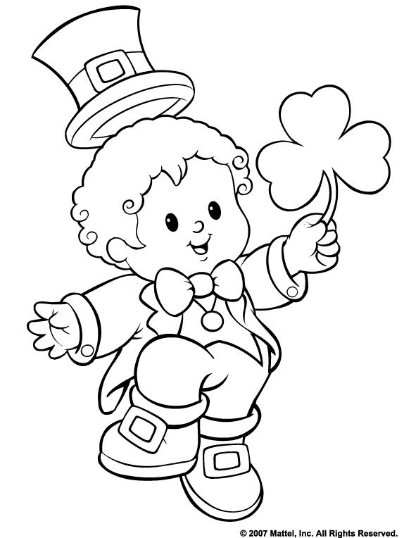 Dessin à colorier: Saint Patrick (Fêtes et Célébrations) #57973 - Coloriages à Imprimer Gratuits