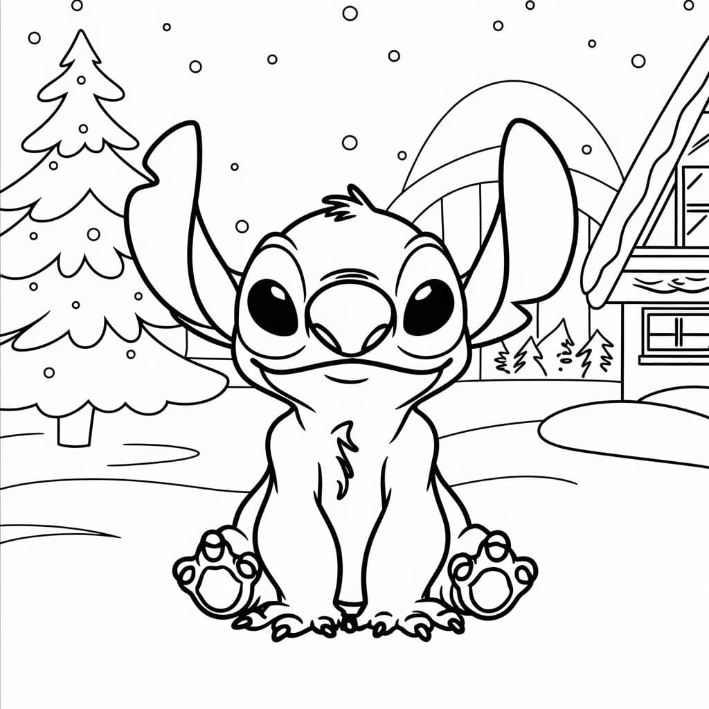Coloriage gratuit Stitch Noël #216983 de la collection Fêtes et Célébrations à imprimer Coloriage gratuit Stitch Noël #216983 de la collection Fêtes et Célébrations à imprimer