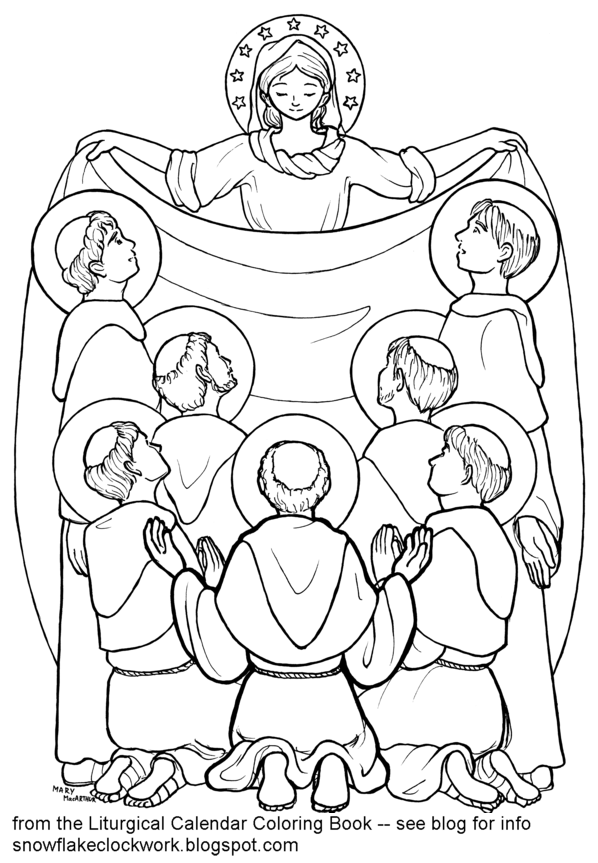Coloriage gratuit Toussaint #61281 de la collection Fêtes et Célébrations à imprimer