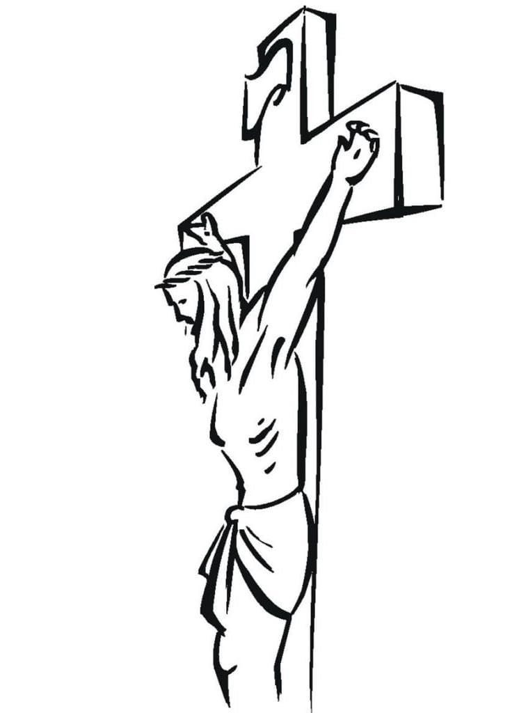 Dessin Vendredi Saint #193941 à colorier de la série Fêtes et Célébrations, gratuit à télécharger et imprimer