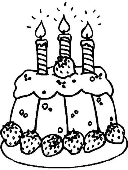 Dessin à colorier: Anniversaire (Fêtes et Occasions spéciales) #57062 - Coloriages à Imprimer Gratuits