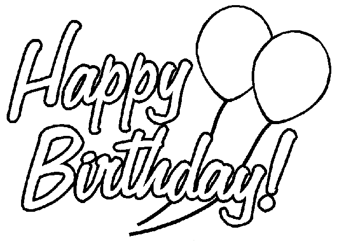 Dessin à colorier: Anniversaire (Fêtes et Occasions spéciales) #57121 - Coloriages à Imprimer Gratuits