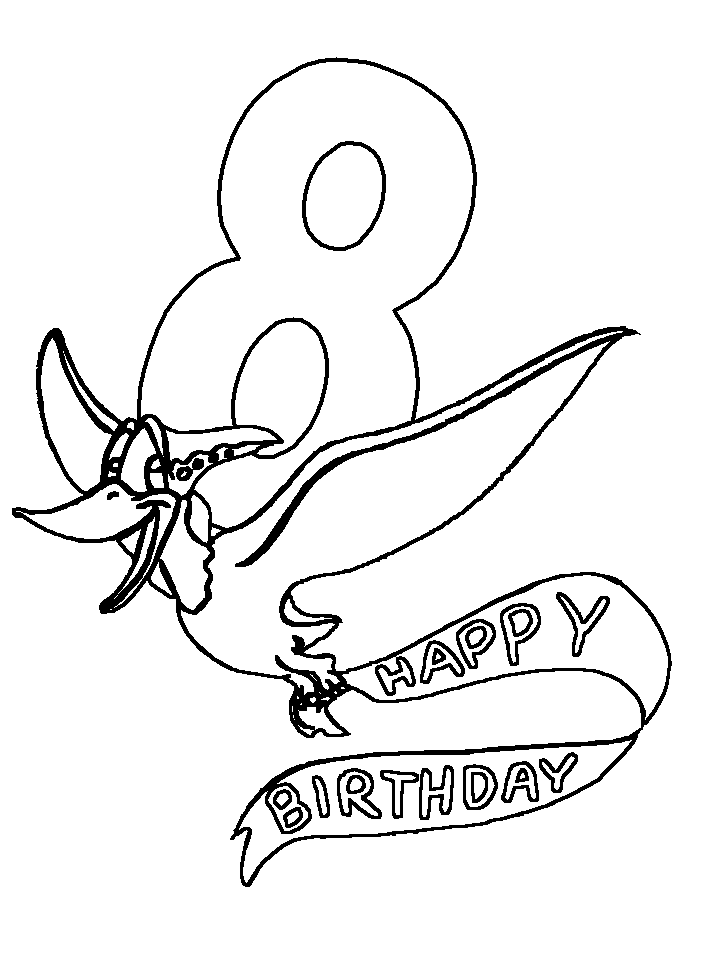 Dessin à colorier: Anniversaire (Fêtes et Occasions spéciales) #57205 - Coloriages à Imprimer Gratuits