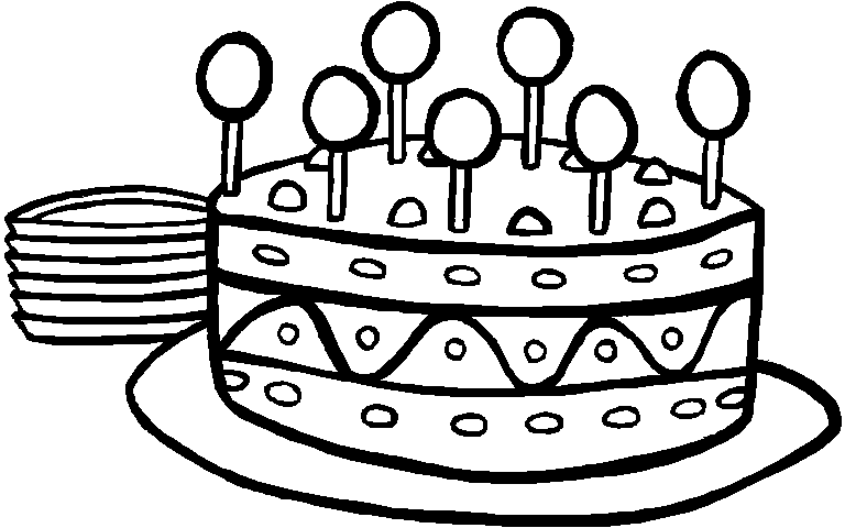 Dessin à colorier: Anniversaire (Fêtes et Occasions spéciales) #57236 - Coloriages à Imprimer Gratuits